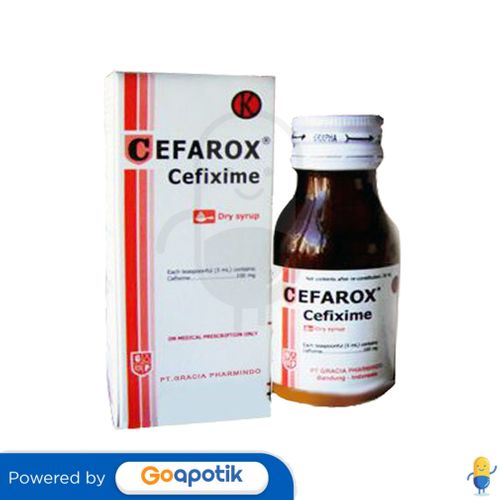 CEFAROX 100 MG/5 ML DRY SYRUP 30 ML