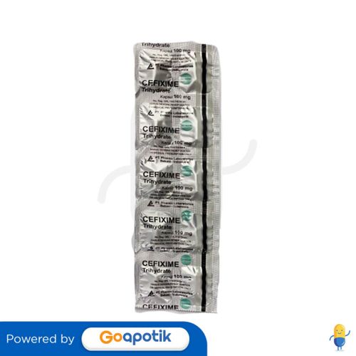 CEFIXIME TRIHYDRATE PHARMA 100 MG STRIP 10 KAPSUL