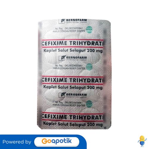 CEFIXIME TRIHYDRATE BERNOFARM 200 MG KAPLET