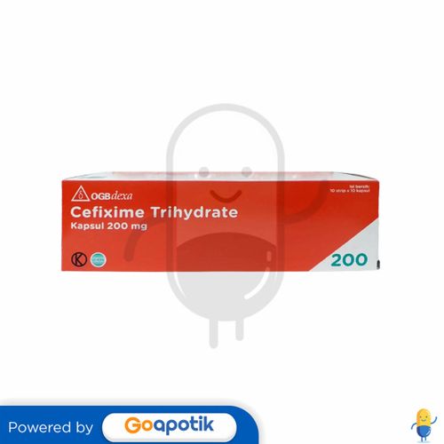 CEFIXIME OGB DEXA MEDICA 200 MG BOX 100 KAPSUL