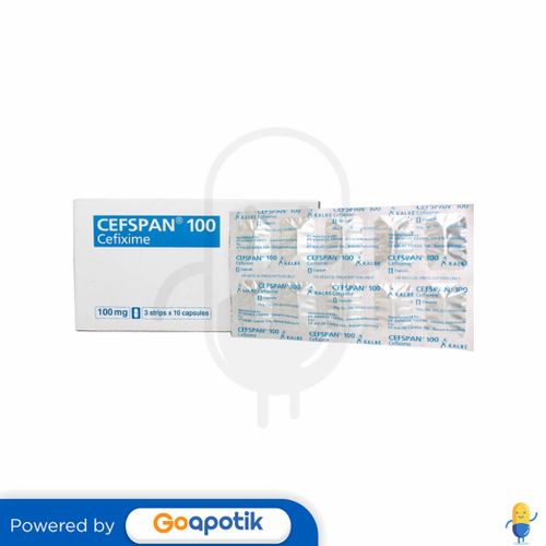 CEFSPAN 100 MG STRIP 10 KAPSUL