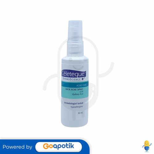 CELETEQUE ACNE CARE BACK ACNE SPRAY 50 ML BOTOL