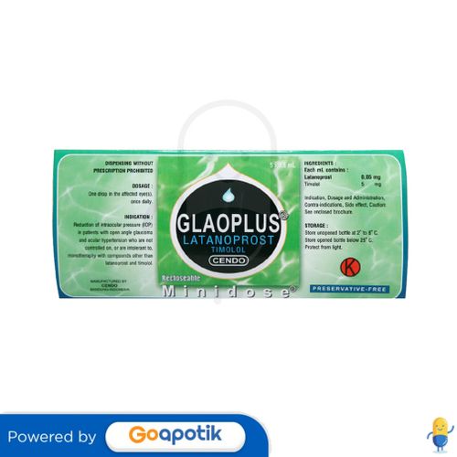 CENDO GLAOPLUS 5 X 0.6 ML MINIDOSE