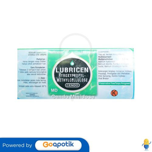 CENDO LUBRICEN 5 X 0.6 ML MINI DOSE