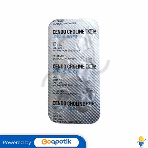 CENDO CHOLINE EXTRA STRIP 6 KAPLET