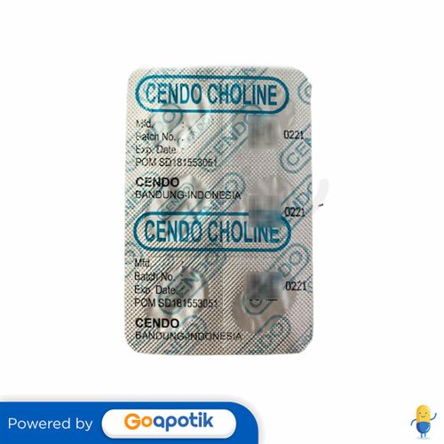 CENDO CHOLINE STRIP 6 KAPLET