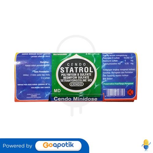 CENDO STATROL 5 X 0.6 ML MINIDOSE