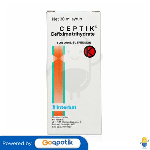 CEPTIK DRY SYRUP ISI 30 ML BOTOL