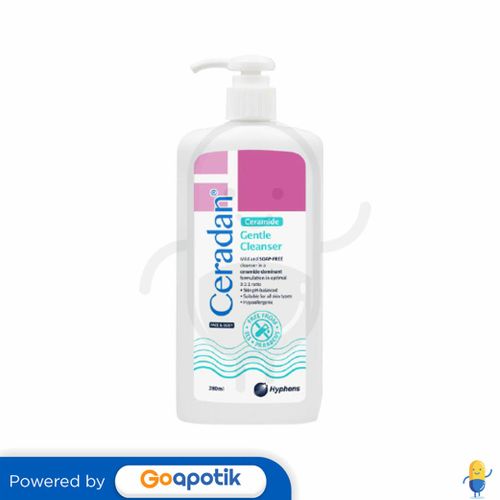 CERADAN CERAMIDE GENTLE CLEANSER 280 ML BOTOL PUMP