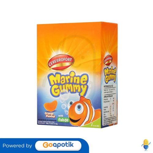 CEREBROFORT MARINE GUMMY RASA JERUK BOX 10 SACHET