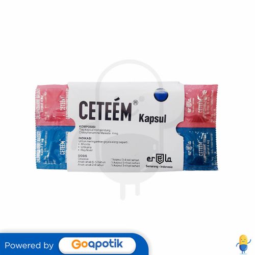 CETEEM 4 MG STRIP 10 KAPSUL