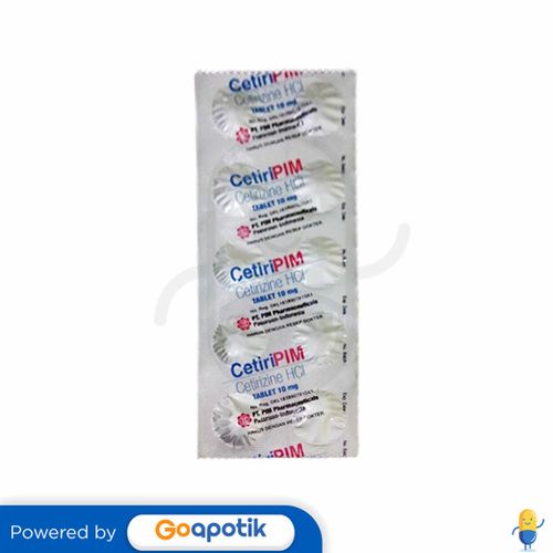 CETIRIPIM 10 MG STRIP 10 TABLET