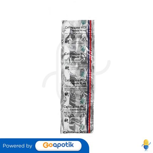 CETIRIZINE INDOFARMA 10 MG KAPSUL