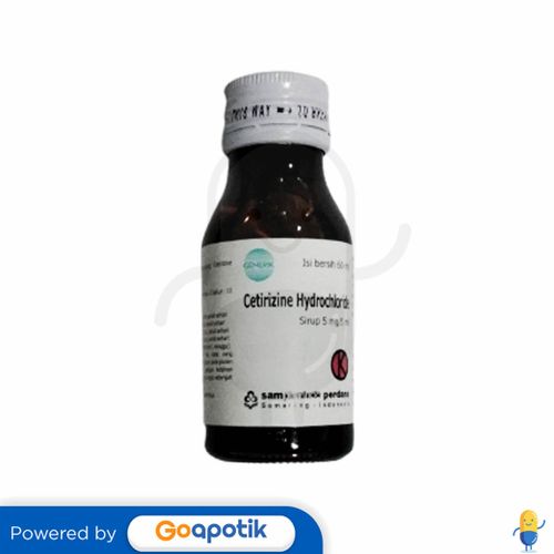 CETIRIZINE SAMPHARINDO 5 MG/5 ML SYRUP 60 ML