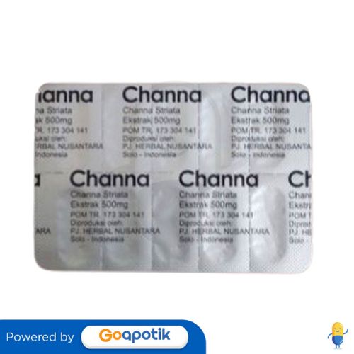 CHANNA 500 MG STRIP 10 KAPSUL