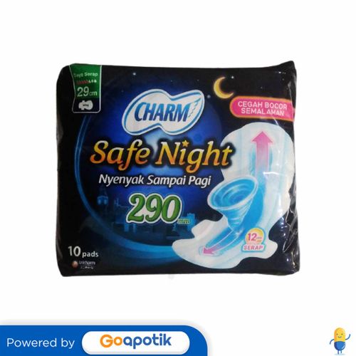 CHARM SAFE NIGHT WING 29 CM PACK 10 PCS