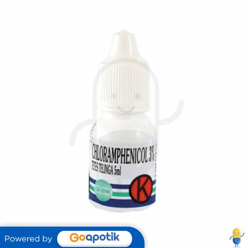 CHLORAMPHENICOL ERELA 3% TETES TELINGA 5 ML