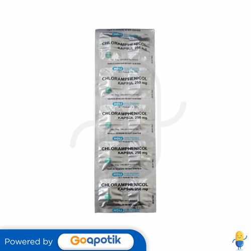 CHLORAMPHENICOL HOLI 250 MG STRIP 10 KAPSUL