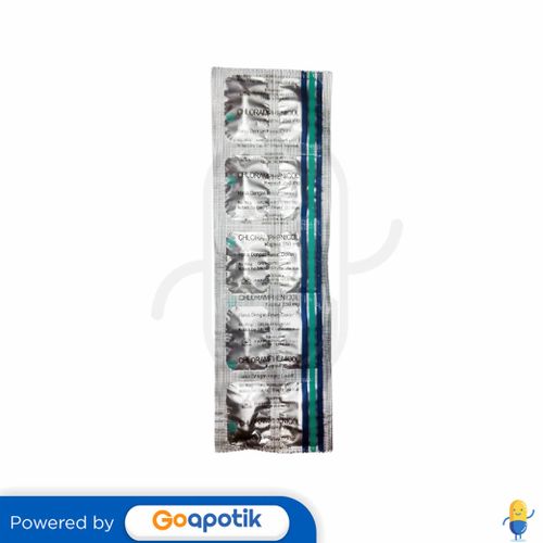 CHLORAMPHENICOL NOVAPHARIN 250 MG STRIP 10 KAPSUL