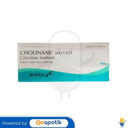 CHOLINAAR ODT 500 MG BOX 30 TABLET