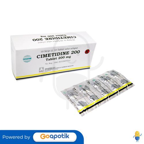 CIMETIDINE PROMEDRAHARDJO 200 MG BOX 100 TABLET