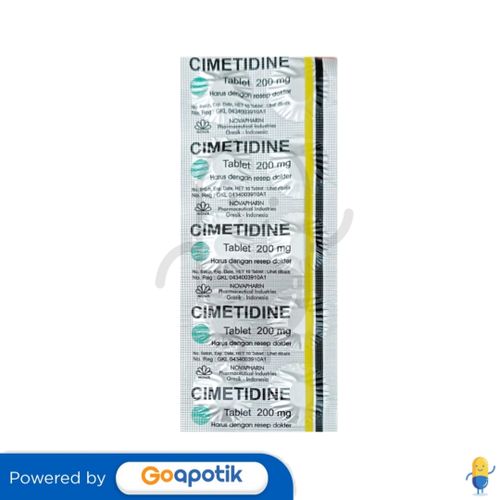 CIMETIDINE NOVAPHARIN 200 MG TABLET