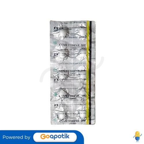 CIMETIDINE PROMEDRAHARDJO 200 MG TABLET