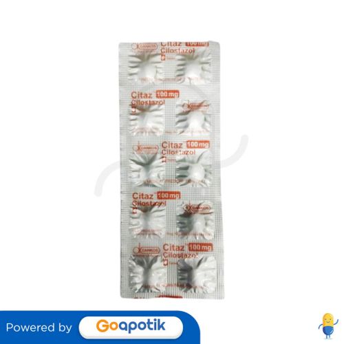 CITAZ 100 MG STRIP 10 TABLET