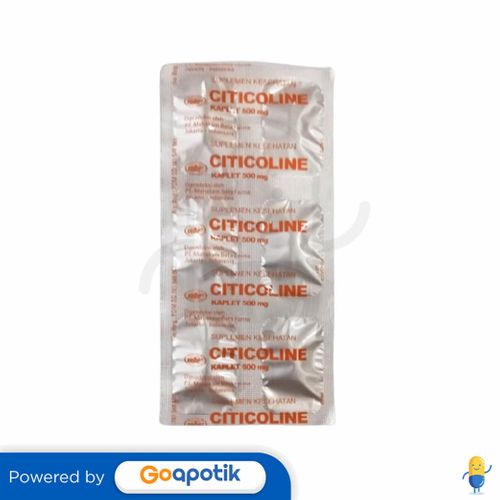 CITICOLINE MAHAKAM 500 MG STRIP 6 KAPLET