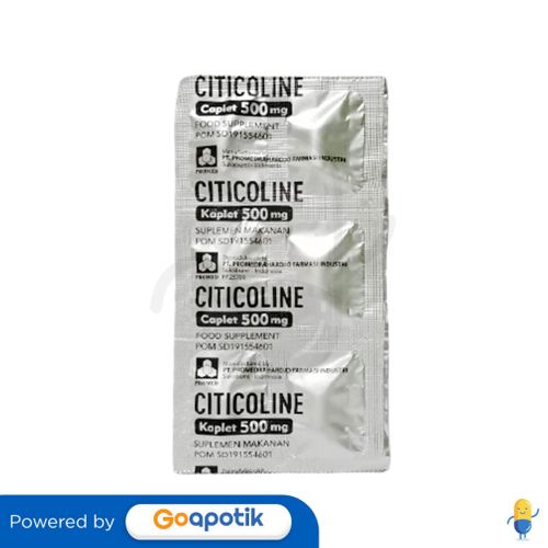 CITICOLINE PROMED 500 MG STRIP 6 KAPLET