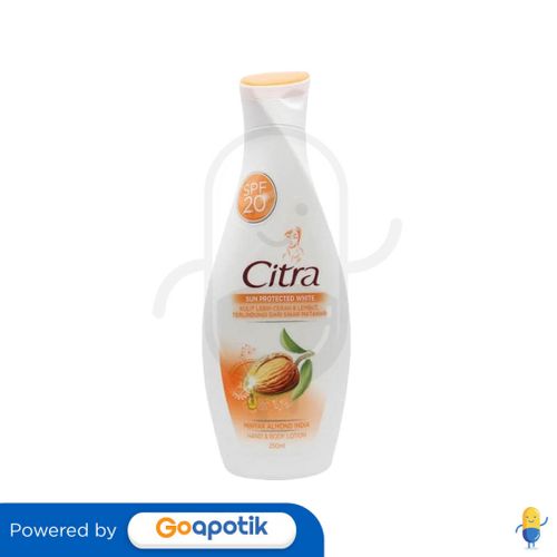 CITRA SUN PROTECTED WHITE SPF20 HAND AND BODY LOTION 120 ML BOTOL