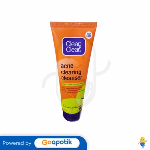 CLEAN & CLEAR ACNE CLEARING CLEANSER FACIAL WASH 100 GRAM TUBE