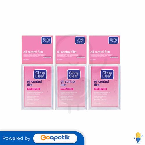 CLEAN & CLEAR OIL CONTROL FILM  3 PACK 50 PCS