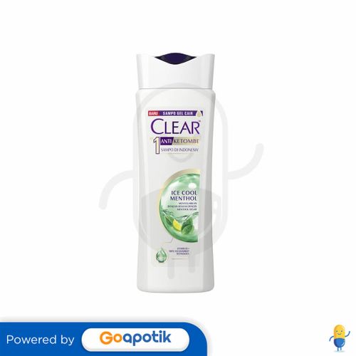 CLEAR ANTI DANDRUFF SHAMPOO ICE COOL MENTHOL 160 ML BOTOL