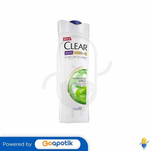 CLEAR SHAMPOO ANTI-DANDRUFF SUPERFRESH APPLE 70 ML BOTOL