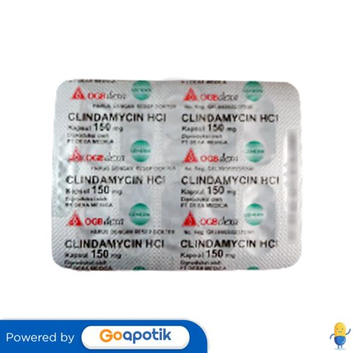 CLINDAMYCIN HCL OGB DEXA MEDICA 150 MG KAPSUL