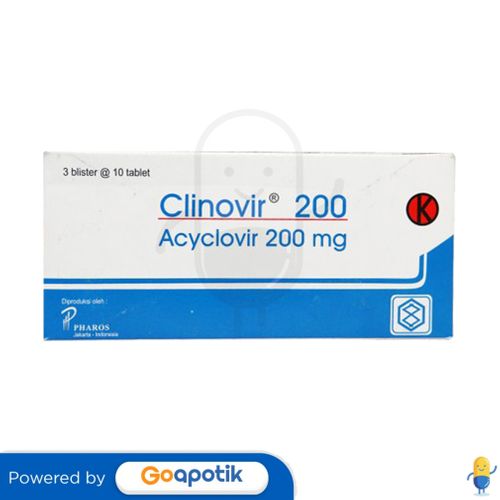 CLINOVIR 200 MG BOX 30 TABLET