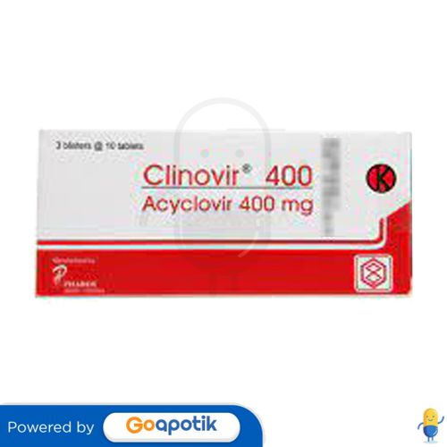 CLINOVIR 400 MG BOX 30 TABLET