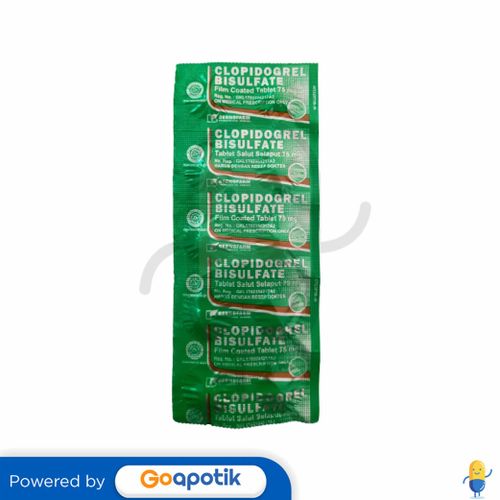 CLOPIDOGREL BISULFATE BERNOFARM 75 MG STRIP 10 TABLET