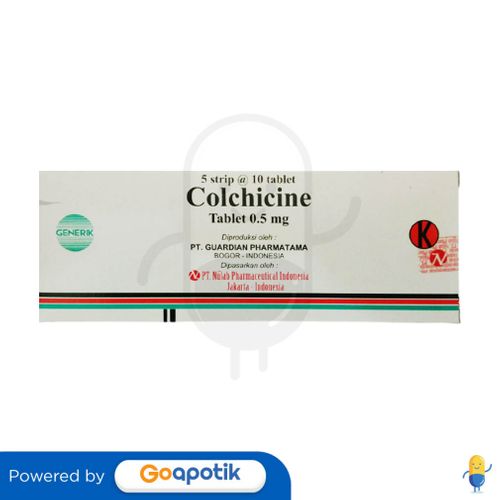 COLCHICINE NULAB 0.5 MG BOX 50 TABLET