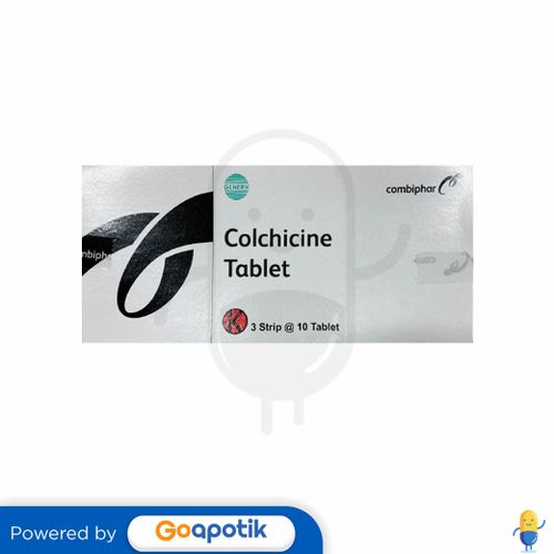 COLCHICINE COMBIPHAR 0.5 MG BOX 30 TABLET