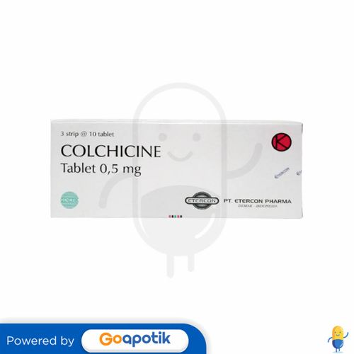 COLCHICINE ETERCON 0.5 MG BOX 30 TABLET