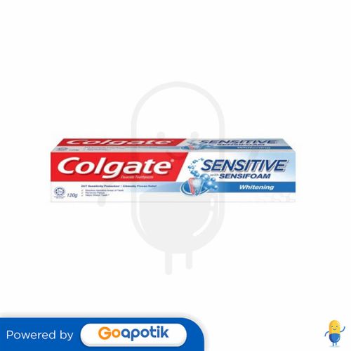 COLGATE TOOTHPASTE SENSITIVE WHITENING 120 GRAM TUBE - Kegunaan, Efek ...