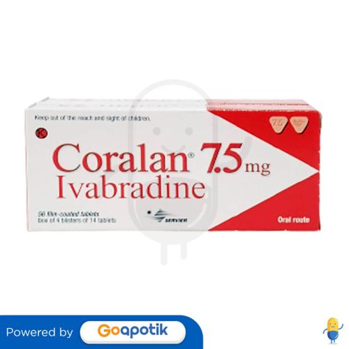 CORALAN 7.5 MG BOX 56 TABLET