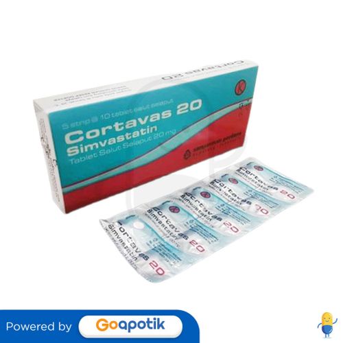 CORTAVAS 20 MG BOX 50 TABLET