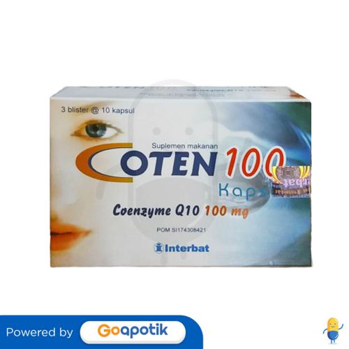 COTEN 100 BOX ISI 30 KAPSUL