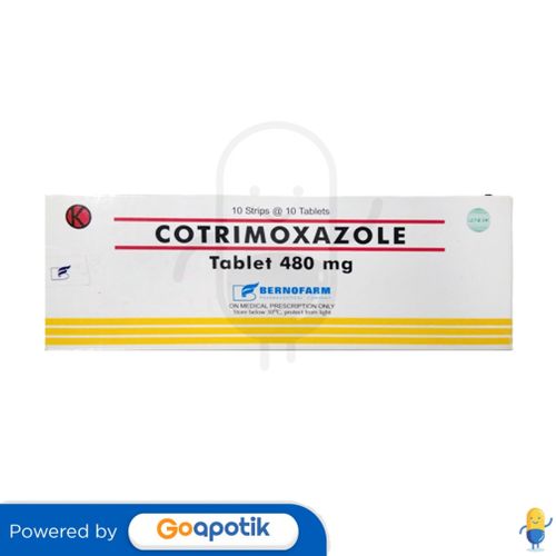 COTRIMOXAZOLE BERNOFARM 480 MG BOX 100 TABLET