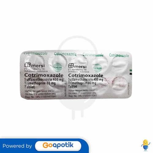 COTRIMOXAZOLE MERSIFARMA 400/80 MG TABLET