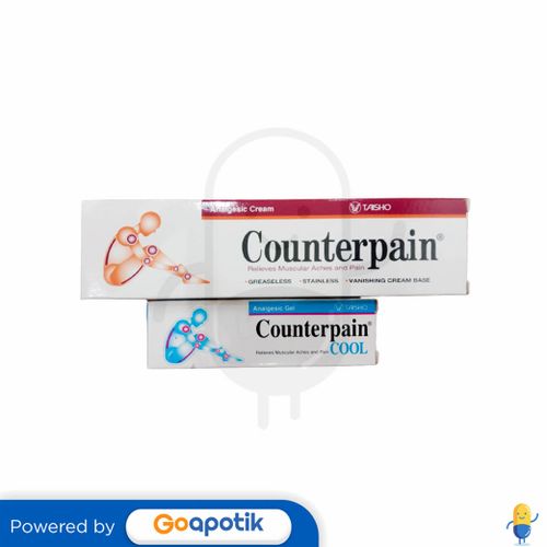 COUNTERPAIN CREAM 15 GRAM TUBE FREE COUNTERPAIN COOL 5 GRAM TUBE