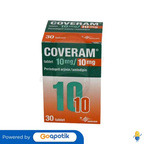 COVERAM 10/10 MG BOTOL 30 TABLET